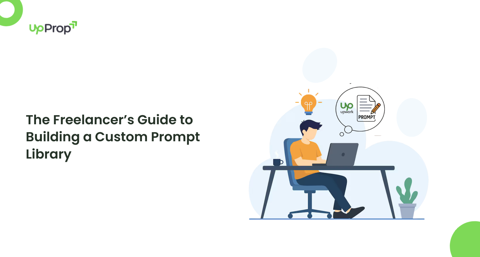 Freelancer building a custom prompt library with AI automation